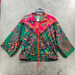 Adidas x Farm Rio Womens XL Pineapple Track Jacket Multicolor Mosaic Full Zip